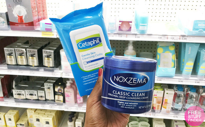 Noxzema Cleansing Cream & Cetaphil Cleansing Cloths for JUST $2.14 at Target