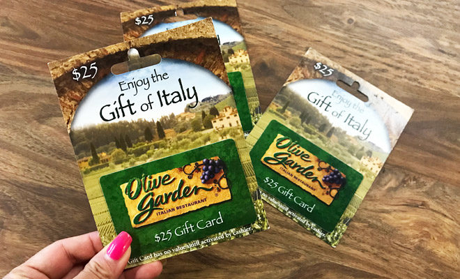 GIVEAWAY! 3 Readers Win FREE $25 Olive Garden Gift Cards (72-Hour Giveaway) 😋