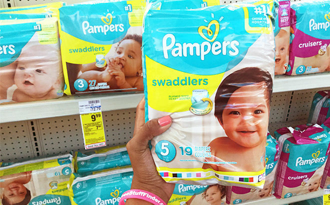 Pampers Swaddlers Diapers ONLY $4.31 at CVS (Reg $13) - Just Use Your Phone!