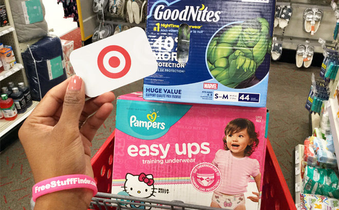 Pampers Easy Ups & GoodNites Underwear Packs ONLY $13.99 Each at Target (Reg $25)