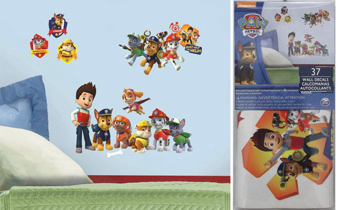Amazon: Paw Patrol Peel and Stick Wall Decals Just $5.99 (Reg $14)