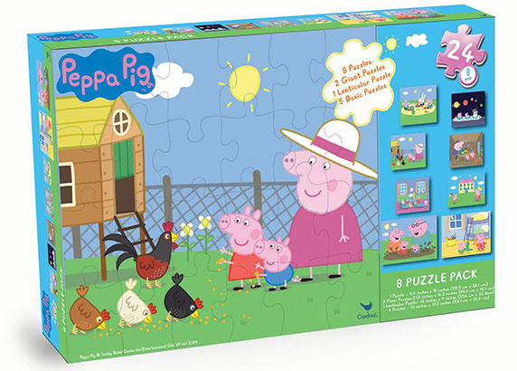 Peppa Pig 8-Pack Puzzle Box JUST $6.82 + FREE Pickup (Regularly $14.97)