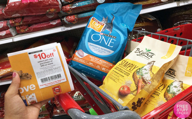 $10 Off $40 Pet Care Purchase This Week at Target - Stock Up on Food & Treats!