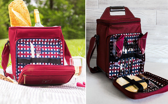 Personalized Picnic Cooler Set for Just $12.50 (Regularly $23) - Dining Utensils for 2!
