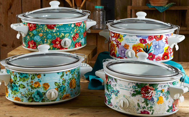 Pioneer Woman 6-Quart Portable Slow Cooker ONLY $24.96 (Regularly $40)