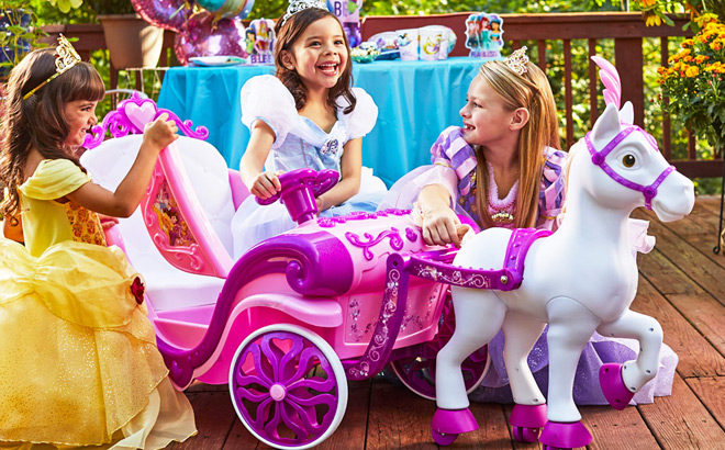 Disney Princess Royal Horse & Carriage Ride-On JUST $149 + FREE Shipping (Reg $200)