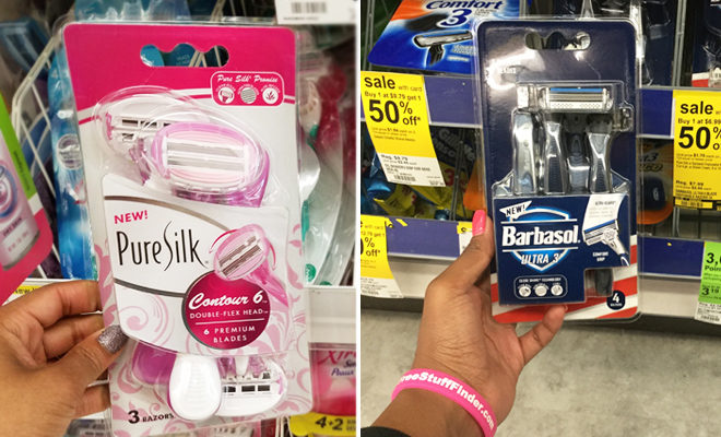 Barbasol and Pure Silk Disposable Razors JUST $1.99 (Regularly $8) at Walgreens