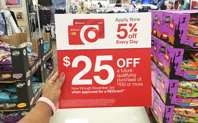 Target: $25 Off $100 Purchase Coupon with Target REDCard Signup (Deal Ends 11/3!)