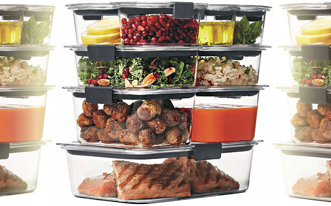 Rubbermaid Brilliance 18-Piece Food Storage Set JUST 17.99 at Costco (In-Store & Online)