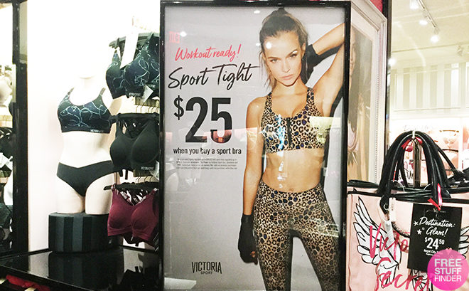 Victoria's Secret: Sport Tights JUST $25 with Sports Bra Purchase - Mix and Match!