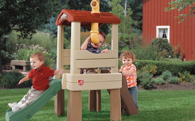 Step2 Naturally Playful Lookout Treehouse Only $78.99  + FREE Shipping (Reg $160)