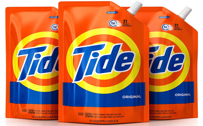 Tide Laundry Detergent Smart Pouch 3-Pack for Just $16.99 + FREE Shipping ($5.66 Each!)