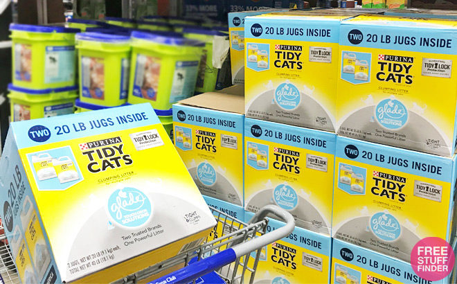 Instant $3 Savings on Tidy Cats Litter with Glade at Sam's Club (Stock Up for Kitty!)