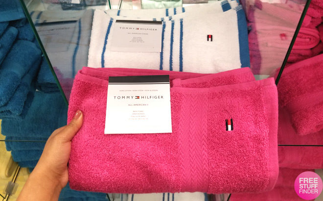 Tommy Hilfiger Towel Collection Up to 60% Off at Macy's - Starting at ONLY $3.49!