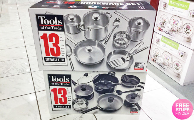 Tools of the Trade 13-Piece Cookware Sets for JUST $37.99 (Regularly $120)