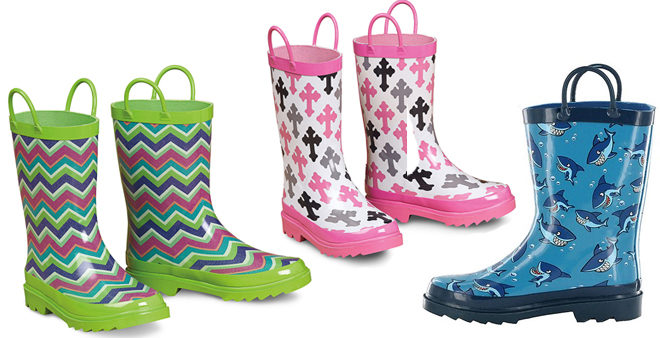 Zulily: Kids Rain Boots JUST $9.79 (Regularly up to $40) - Today Only!