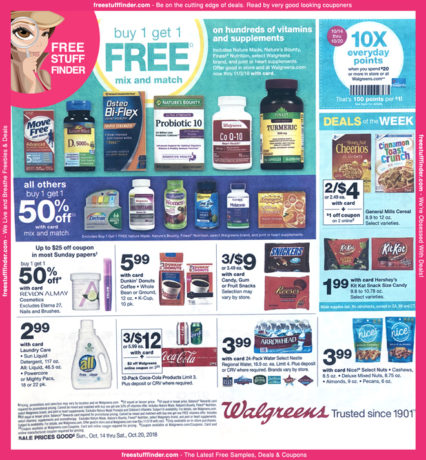 *HOT* Walgreens Ad Preview (Week 10/14 – 10/20)