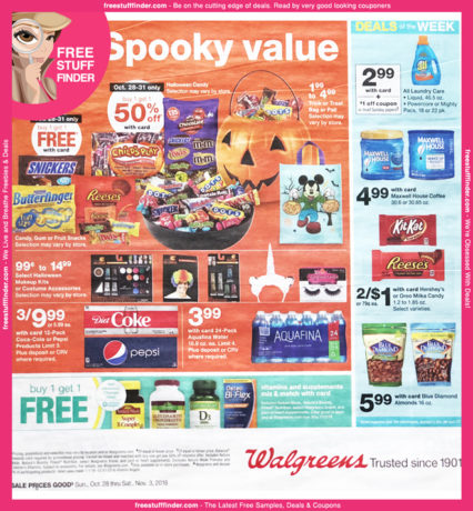 *HOT* Walgreens Ad Preview (Week 10/28 – 11/3)