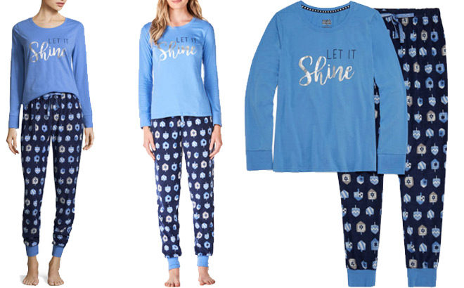 Women's Hanukkah Family Pajama Set for ONLY $8.99 at JCPenney (Reg $24)