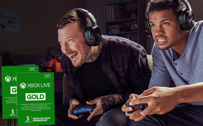 *HOT* Xbox Live 6-Month Gold Membership for Only $21
