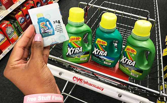 Xtra Laundry Detergent Just $1.33 at CVS (Reg $3.39) - 4¢ per Load!