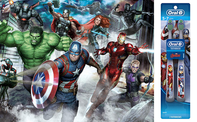Amazon: Oral-B Pro-Health Avengers Toothbrush Twin Pack ONLY $2.99 (Reg $7)