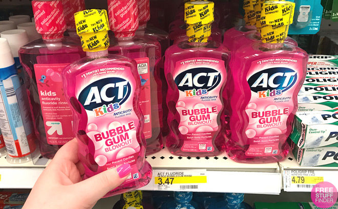 ACT Kids Mouthwash ONLY 47¢ Each at Target (Regularly $3.47)