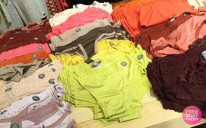 LAST Day! Aerie Undies 10 for $35 - That's JUST $3.50 Each (Reg $12.50)