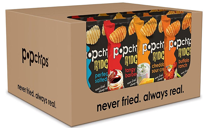 Amazon: Popchips 24-Count Variety Pack ONLY $16.49 (Regularly $22)