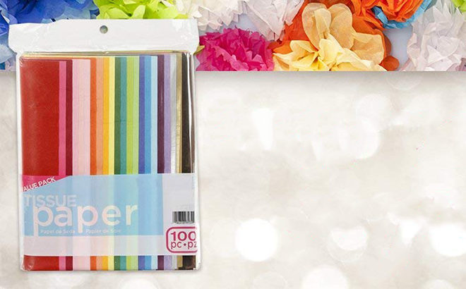 Tissue Paper 100-Piece Pack JUST $6.71 on Amazon - Regularly $15! (Add-on Item)