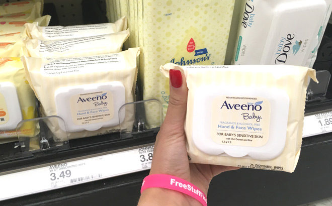 Aveeno Baby Wipes 25-Count ONLY 49¢ at Target (Regularly $3.49) - Print Now!