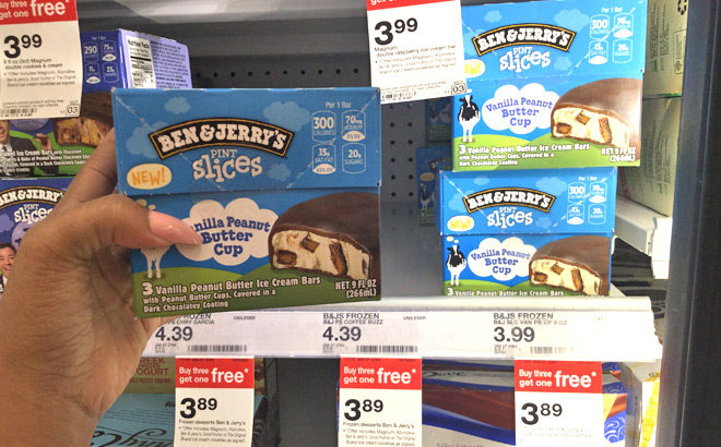 Ben & Jerry’s Pint Slices Only $2.62 at Target (Regularly $4) - Just 87¢ per Ice Cream Bar!