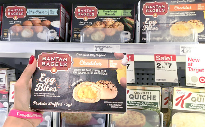 50% Off Bantam Bagels Mini Stuffed Bagels at Target - Just Use Your Phone!