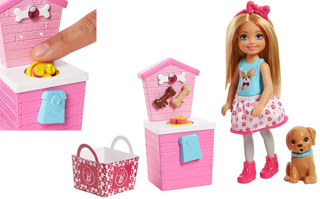 Barbie Sisters Chelsea Doll and Puppy Food Stand JUST $13.99 (Reg $37.43) on Amazon