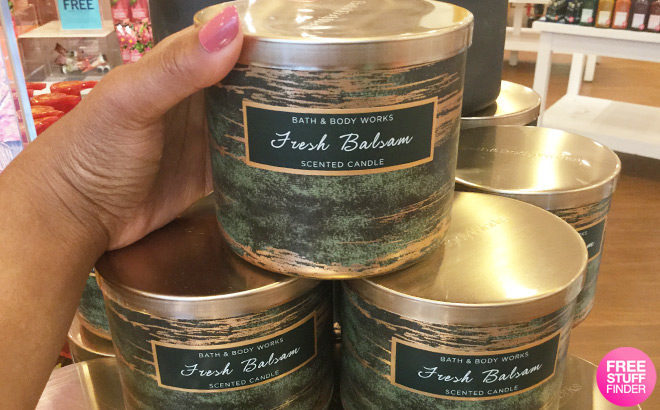 Bath & Body Works Fresh Balsam 3-Wick Candles JUST $10.95 (Regularly $24.50)