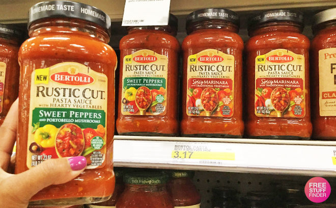 Bertolli Rustic Cut Pasta Sauce ONLY $1.38 (Regularly $3.17) at Target