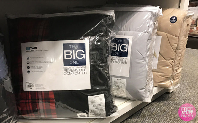 Kohl's: Big One Down Reversible Comforter Just $18.39 + FREE Pickup (Today Only!)