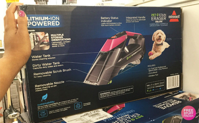 Bissell Portable Carpet Cleaner Only $48.99 + $10 Kohl’s Cash + FREE Shipping (Reg $120)