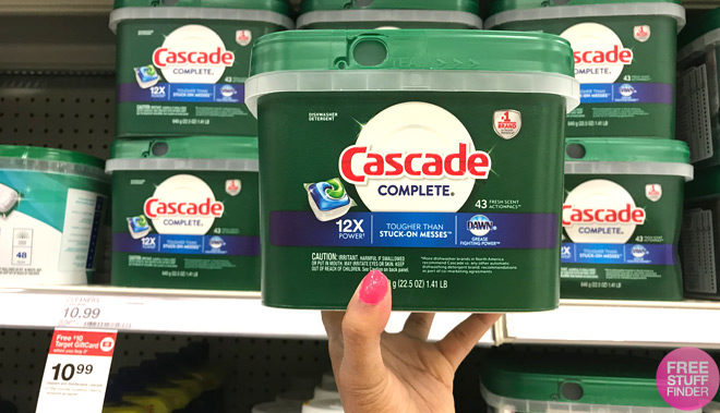 Cascade ActionPacs Dishwasher Detergent Only $6.15 Each (Regularly $11) at Target