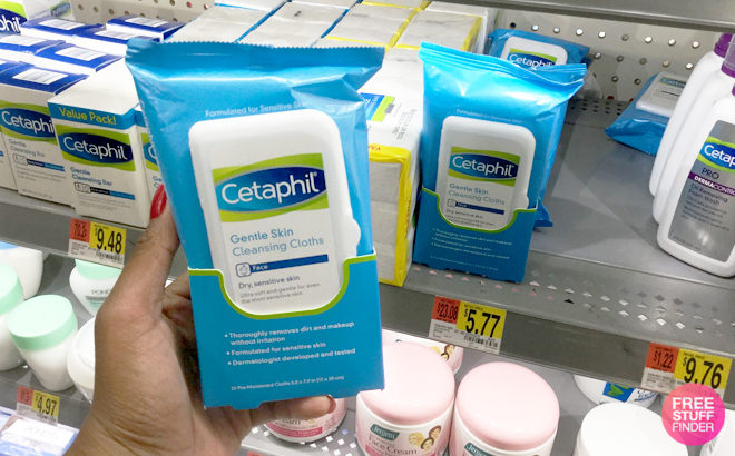 Cetaphil Cleansing Cloths Just $1.77 at Walmart (Regularly $5.77) – Print Now!