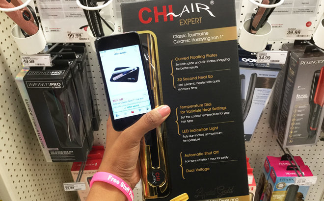 Target: 35% Off CHI Air Classic Gold 1" Flat Iron Cartwheel - Just $64.99 (Regularly $100)