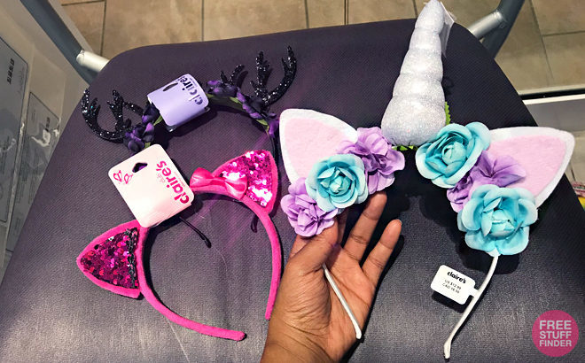 Claire’s: 50% Off Jewelry, Hair & Beauty Items - Pastel Unicorn Flower Headband Just $6.49!