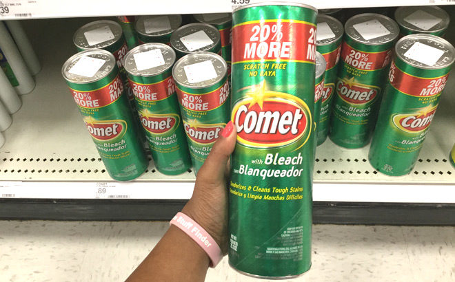 Comet Cleaner with Bleach ONLY 67¢ at Target - No Coupons Needed!