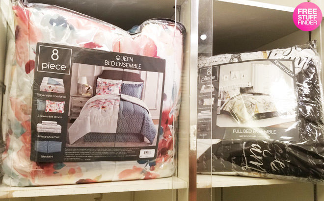 Reversible 8-Piece Comforter Set, Only $27.99 (Regularly $100) at Macy’s – All Sizes!