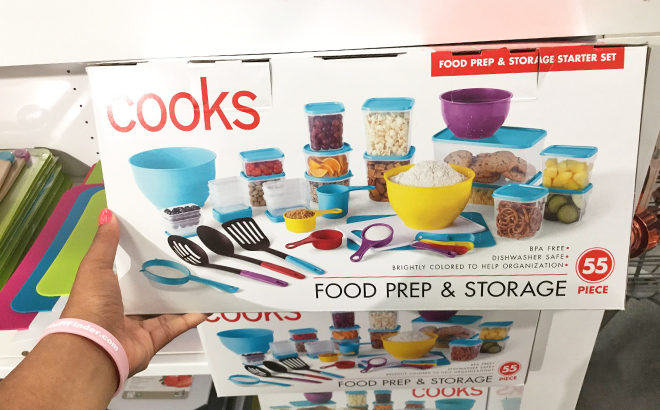 JCPenney: Cooks 55-Piece Food & Storage Set ONLY $14.99 - Reg $50 (Today Only)