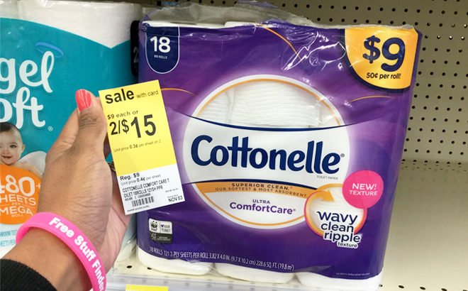 Cottonelle Toilet Paper 18-Count Pack For Only $4.45 at Walgreens (JUST 25¢ Per Roll!)