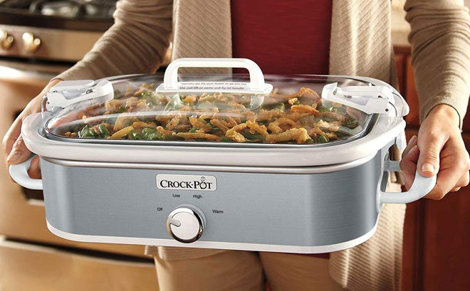 Crock-Pot Stainless Steel Casserole Cooker JUST $25.99 Each (Reg $65) + FREE Shipping