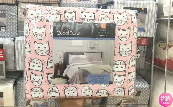 Cuddl Duds Flannel Sheet Sets Starting at ONLY $14.39 + FREE Shipping (Reg $40)