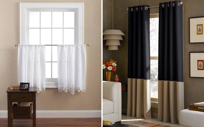 Mainstays White Lace Kitchen Curtains Set of 2 Only $7.50 on Walmart Online (Reg $27)