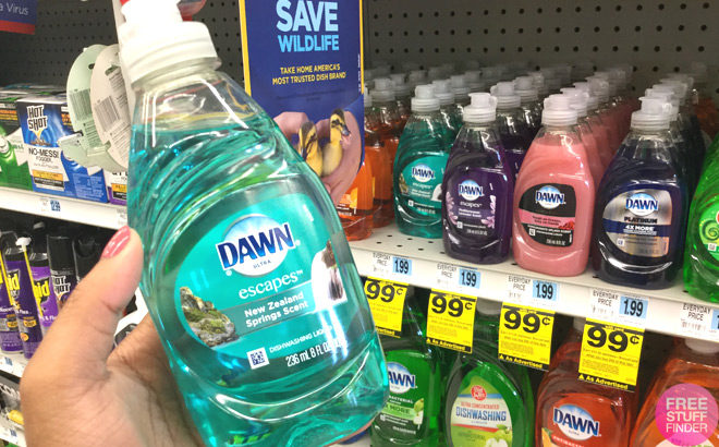 Dawn Dishwashing Liquid ONLY 99¢ at Rite Aid (Reg $2) - No Coupons Needed!